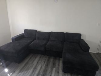 1 bunk bed 1 queen bed and 1 sofa set