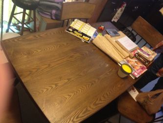 solid oak table