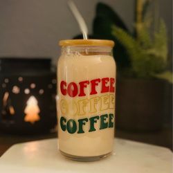 Coffee Beer Can Glass