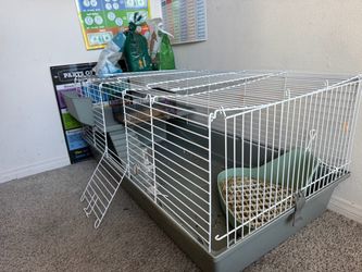 Small Animal Cage + Supplies – Bunny, Chinchilla & More