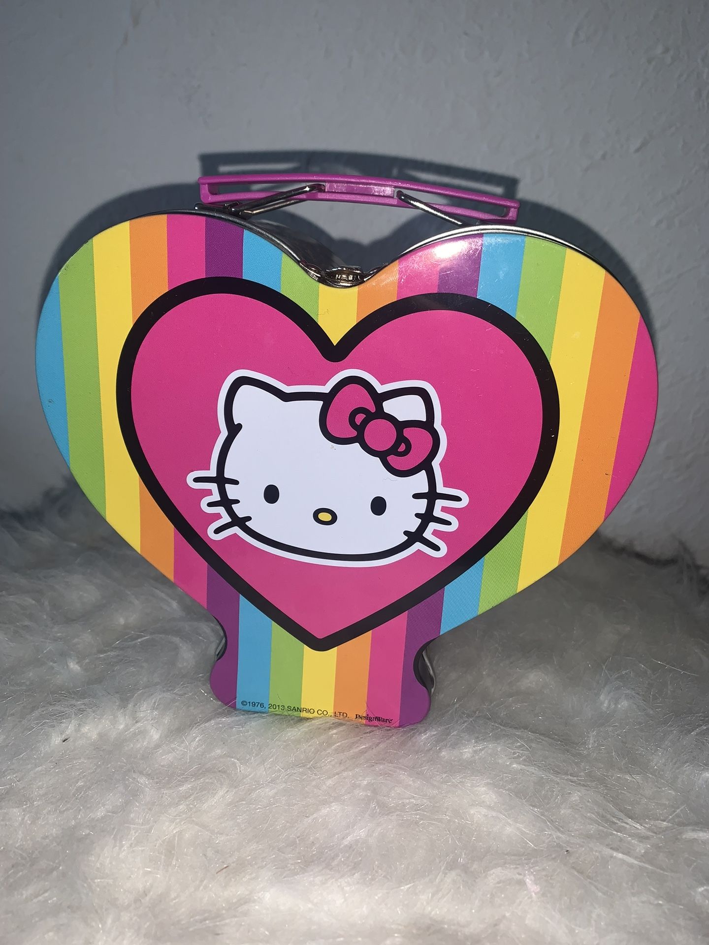 heart shaped Hello Kitty Metal tin 2013
