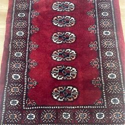Hand Woven Bukhara Wool Rug 