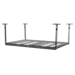 Husky Adjustable Height Garage Overhead Ceiling Storage Rack