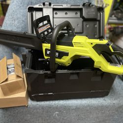 RYOBI 40V HP Brushless 18 in. Battery Chainsaw with 5.0 Ah Battery and Charger