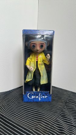 Coraline- 10”inch  Replica Doll - in Yellow Raincoat