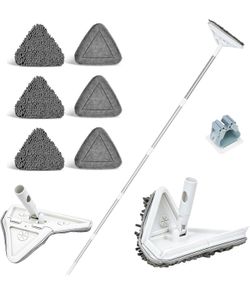 Wall Cleaner Mop with 80" Long Handle