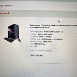 Gaming PC 3060 TI