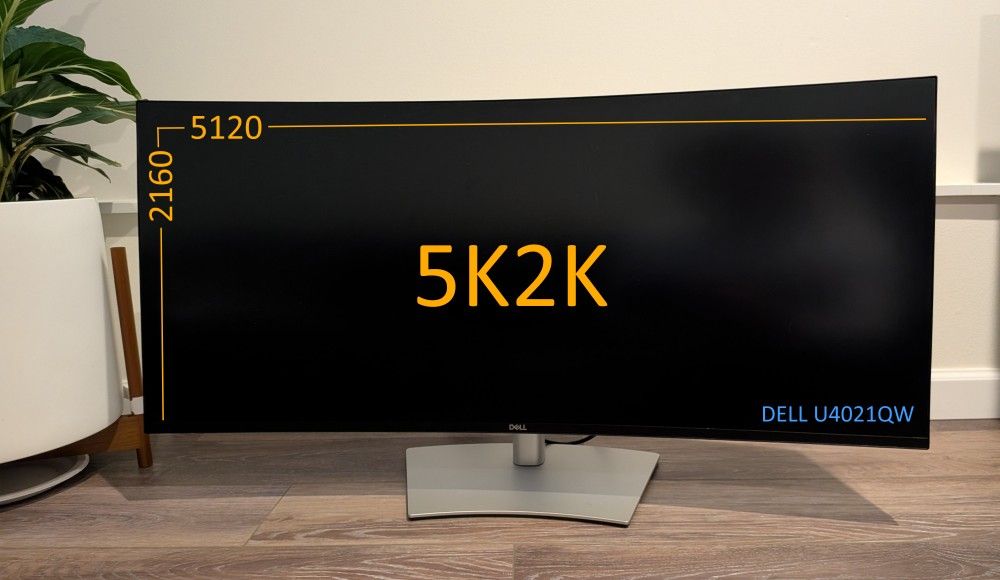 Cyber Monday Deal - 5K2K Dell Monitor U4021QW
