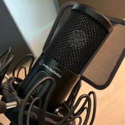 Audio-Technica ATR2500X-USB Cardioid Condenser USB Microphone With Stand