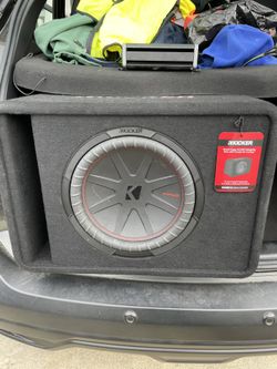 Kicker 12’ Subwoofer with amp