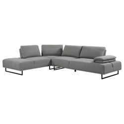  New Sectional Sofa With Adjustable Seat Back And Adjustable Pillow Armrests 