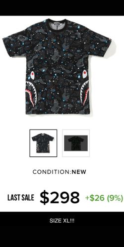 BAPE SPACE CAMO SIDE SHARK (READ DESCRIPTION)