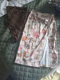 Bodysuit and skirt set