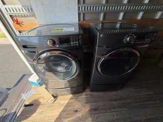 GE washer and gas dryer