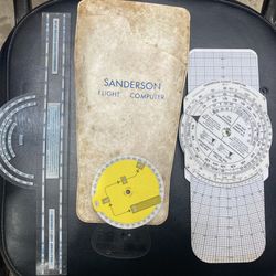 Vintage Sanderson Flight Computer SC-1