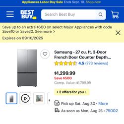 Samsung 3 Door Refrigerator 