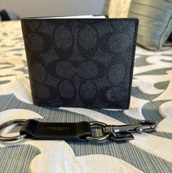 Men’s Coach Wallet And Key Chain