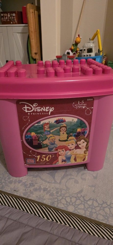 Disney Princess Mega Blok Tub and Blocks