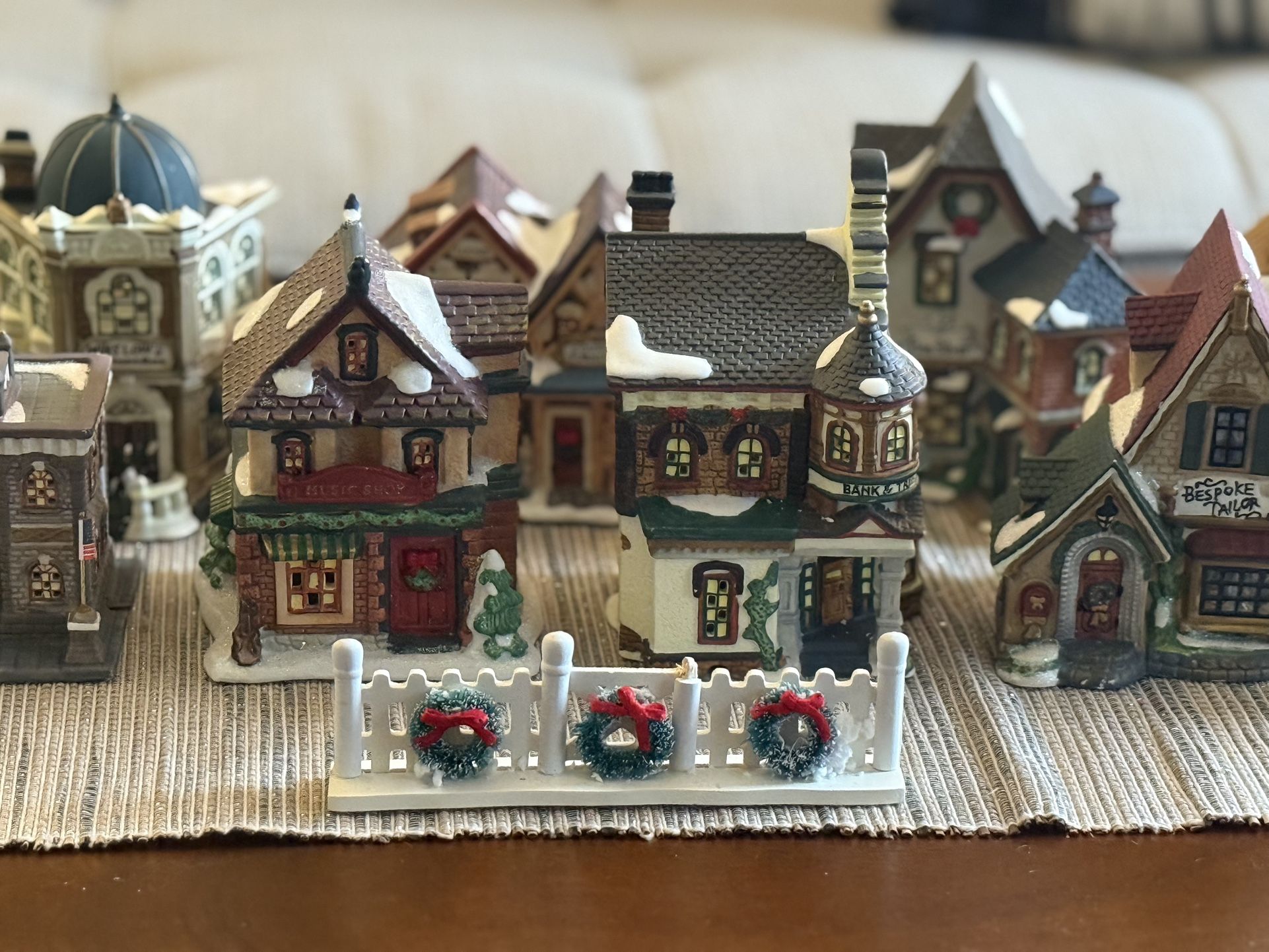 Lighted Christmas Village