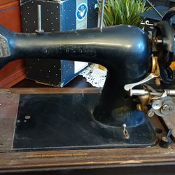 Antique German Phoenix Hand Crank Sewing Machine