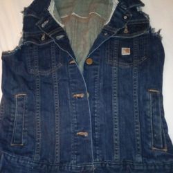 Brand New  Carhartt Blue Jean Vest 