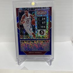 2020-21 Panini Contenders Draft Picks Devin Vassell RC Auto Bile Shimmer 13/15