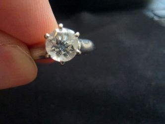 Diamond Ring, White 14k Gold