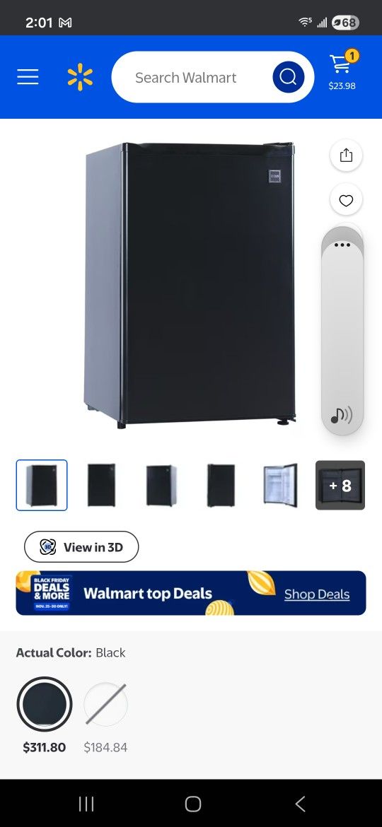 RCA Mini Fridge Like New Only 2 Months Old