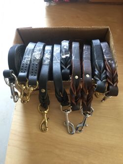 New Leather Dog or Horse Leash or Lead