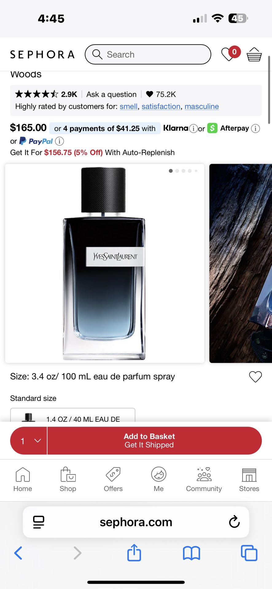 Men’s Cologne Ysl