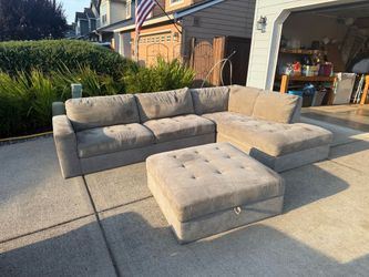 Couch and ottoman