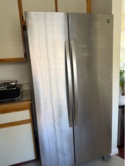 Kenmore Side by Side Refrigerator Stainless Steel
