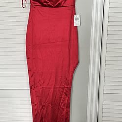 Red Long Dress Size XS