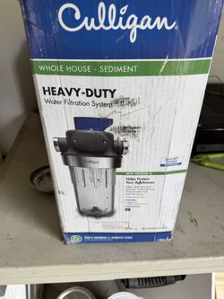 Culligan, heavy duty water filter