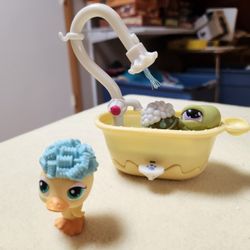 Littlest Pet Shop LPS Squeaky Clean Pets #149 #150