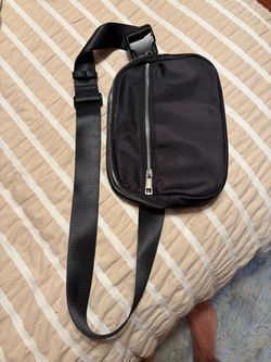 Black Nylon Belt Bag / Fanny Pack