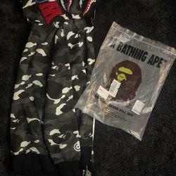 Bape Hoodie Double Hood 
