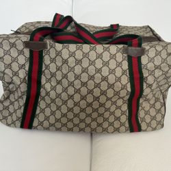 💯 Authentic Gucci Travel Bag Retail Price $1799
