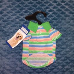 Casual Canine XX-Small Hawaiian Breeze Polo Dog Shirt 