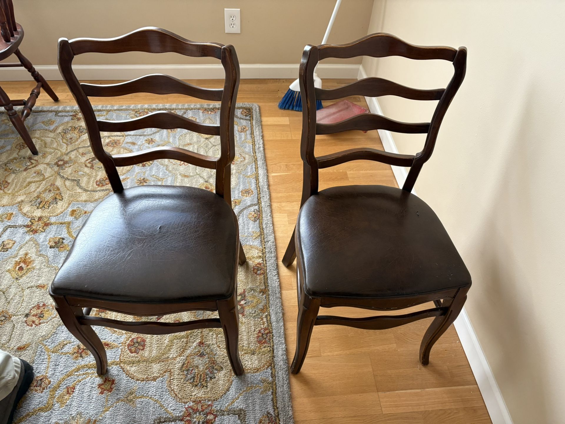 2 Wood Chairs