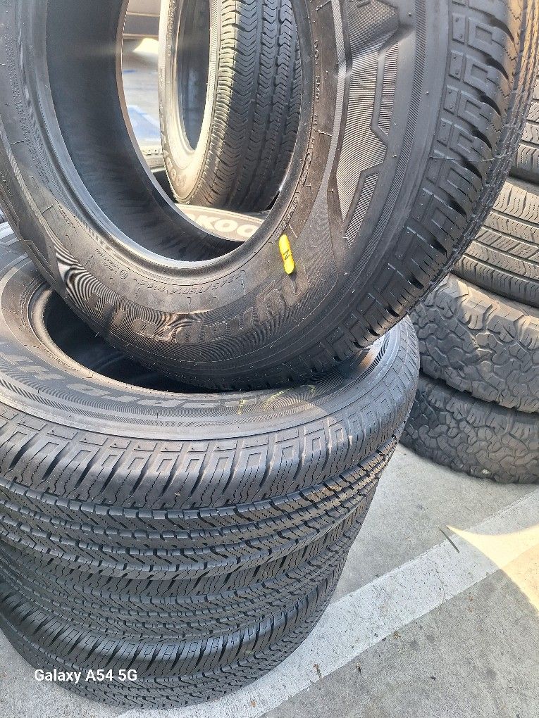 SEMI NEW FOUR TIRES 245/75/16/ HANKOOK $300