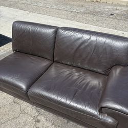 Leather Sofa 