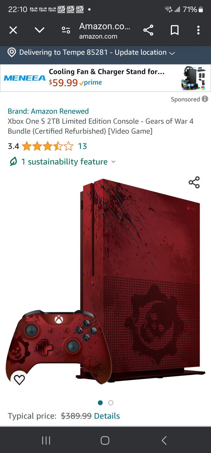 Limited Edition Collecters Edition Xbox One 2TB