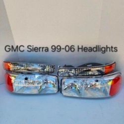GMC Sierra 1999-2006 Headlights