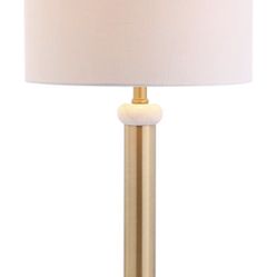 JONATHAN Y JYL1087A Gregory 27" Metal/Marble LED Table Lamp Contemporary Transitional Bedside Desk Nightstand Lamp for Bedroom Living Room Office Coll