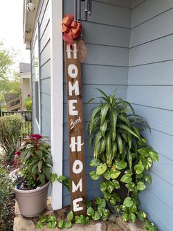 Porch Decoration (Home Sweet Home, Welcome, Last Name, Or Season)