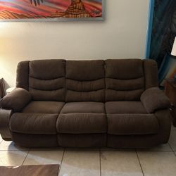 Ashley Reclining Sofa And Love Seat