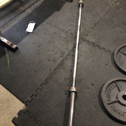 Vintage York Powerlifting Barbell 