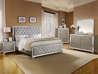 Cossette mirrored bedroom set on sale!