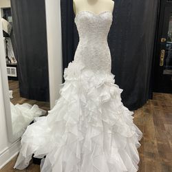 Mori Lee White Wedding Gown